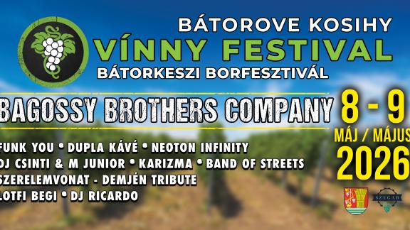 Vínny festival -Bátorové Kosihy 2026
