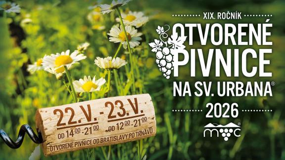 Otvorené pivnica na sv. Urbana 2026