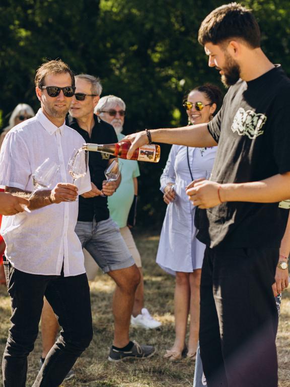 VÍNO NATURAL Domin &amp; Kušický tasting