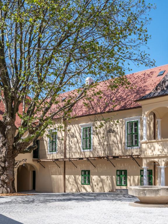 Malokarpatský salón vín - nádvorie