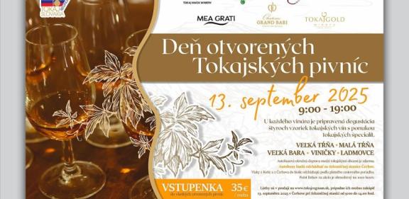 Deň otvorených tokajských vín 2025 banner