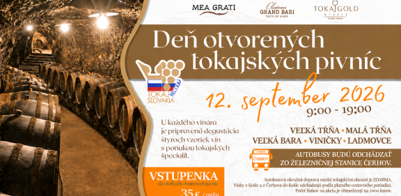 Deň otvorených tokajských pivníc