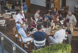 Pekné víno s rozhľadom, terasa