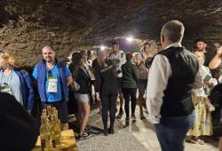 Deň otvorených Tokajských pivníc - interiér historickej pivnice