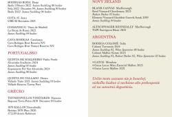 Festwine - vínny lístok