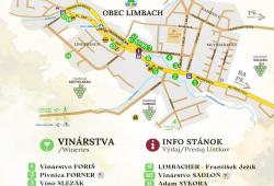 Mapa vinárov Limbach